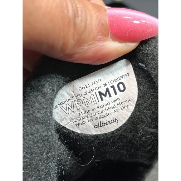 Allbirds WPM Wool Piper Mids Mens High Top Sneakers Size 10 Blue Gray - Picture 8 of 8